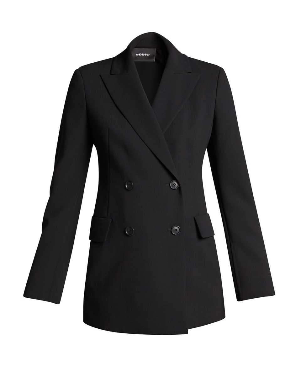Double-Breasted Wool Blazer